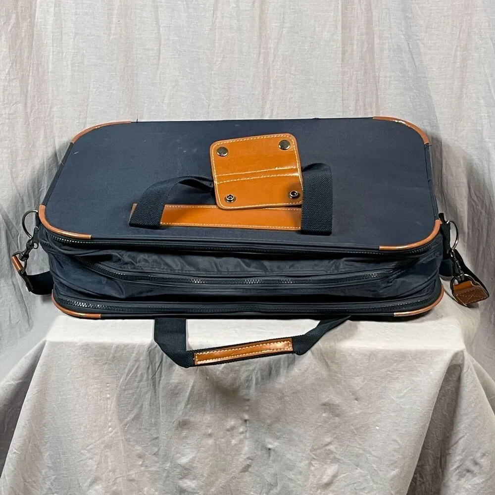 Jordache Canvas Large Carry On Shoulder Messenger Bag Travel Weekender Vintage